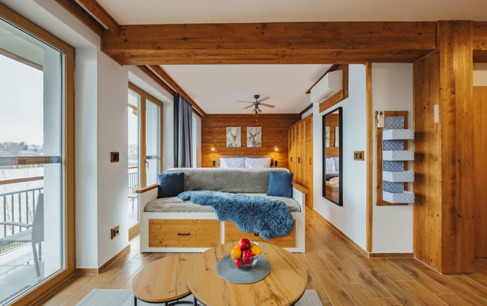 rezidence Kupec ubytování Lipno Frymburk apartmány wellness soukromí luxus komfort